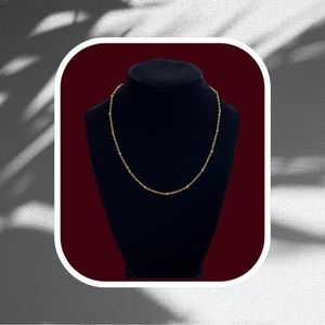 Gold Filled satelite necklace